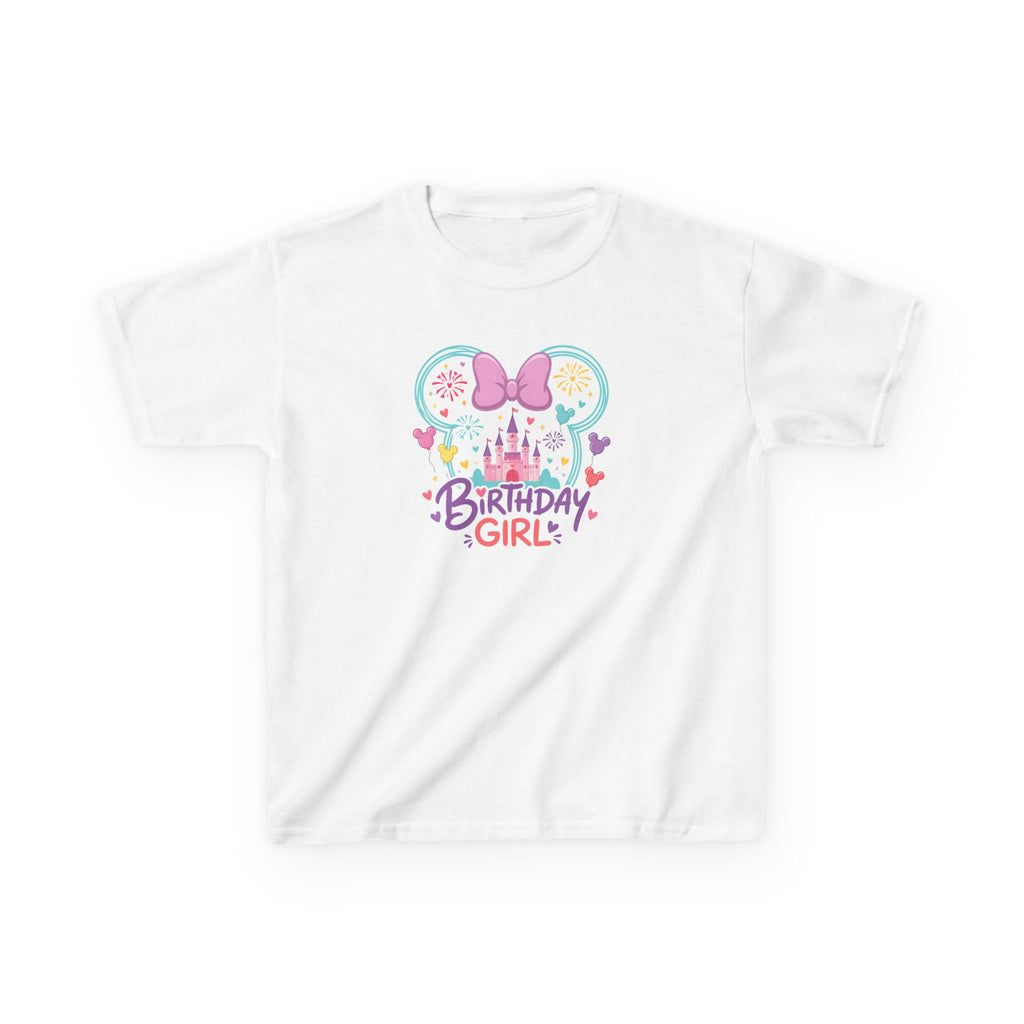 Personalized birthday girl shirt with custom age on the back