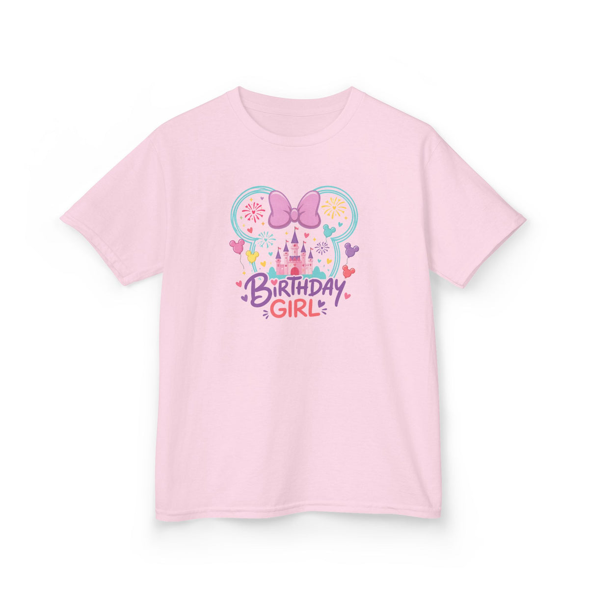 Personalized birthday girl shirt with custom age on the back